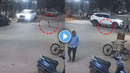 Car accident of little kid who was in the middle of the road shocking video viral on social media