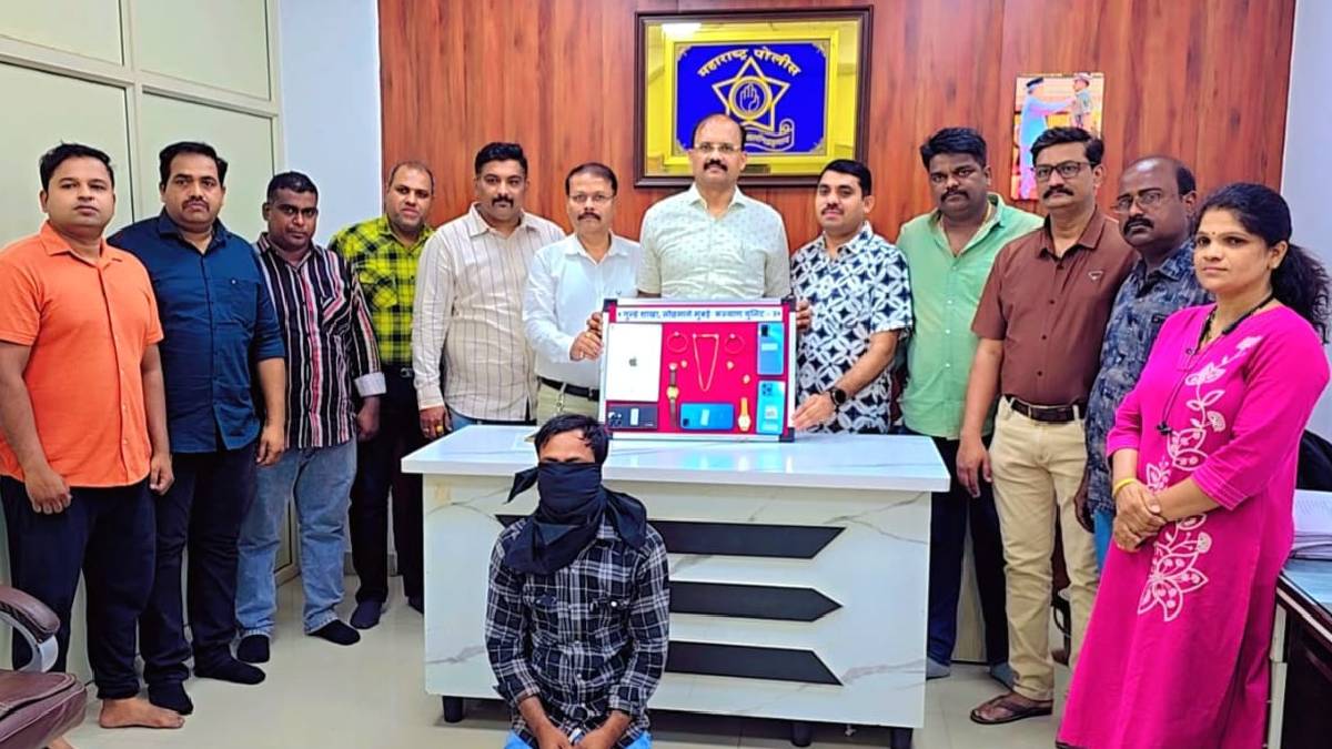 Kalyan Railway Crime Branch arrests Navi Mumbai thief who stole mail express