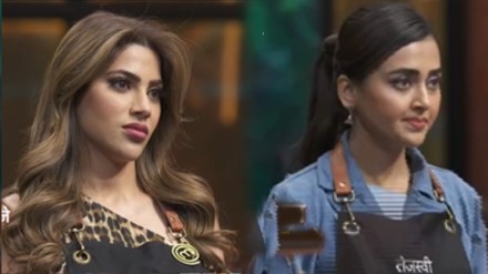 nikki tamboli walks out from celebrity masterchef show beacuse of her fight with gaurav khanna promo vira