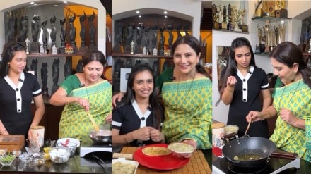 nivedita saraf shared a video of she is making special dish for palavi kadam