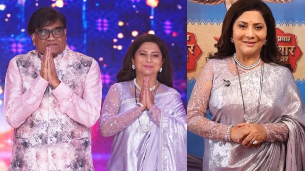 nivedita saraf reaction after husband ashok saraf won star pravah awards