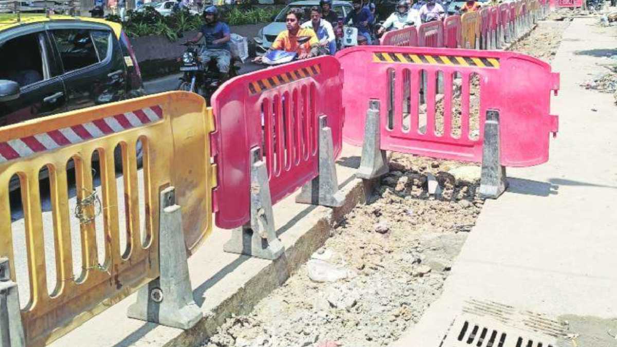 Mumbai road infrastructure news in marathi