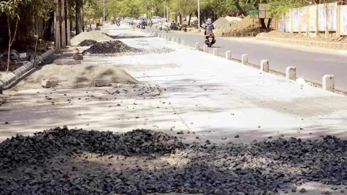 Mumbai road development news in marathi