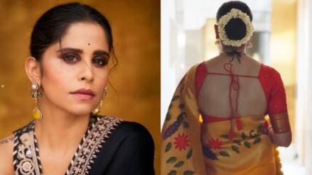 sai tamhankar will first time perform lavani in mahesh manjrekar starring devmanus