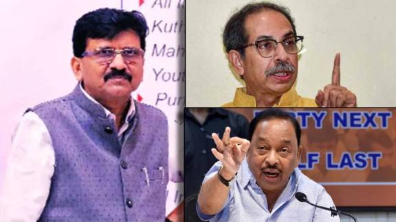 sanjay Raut uddhav thackeray and narayan Rane