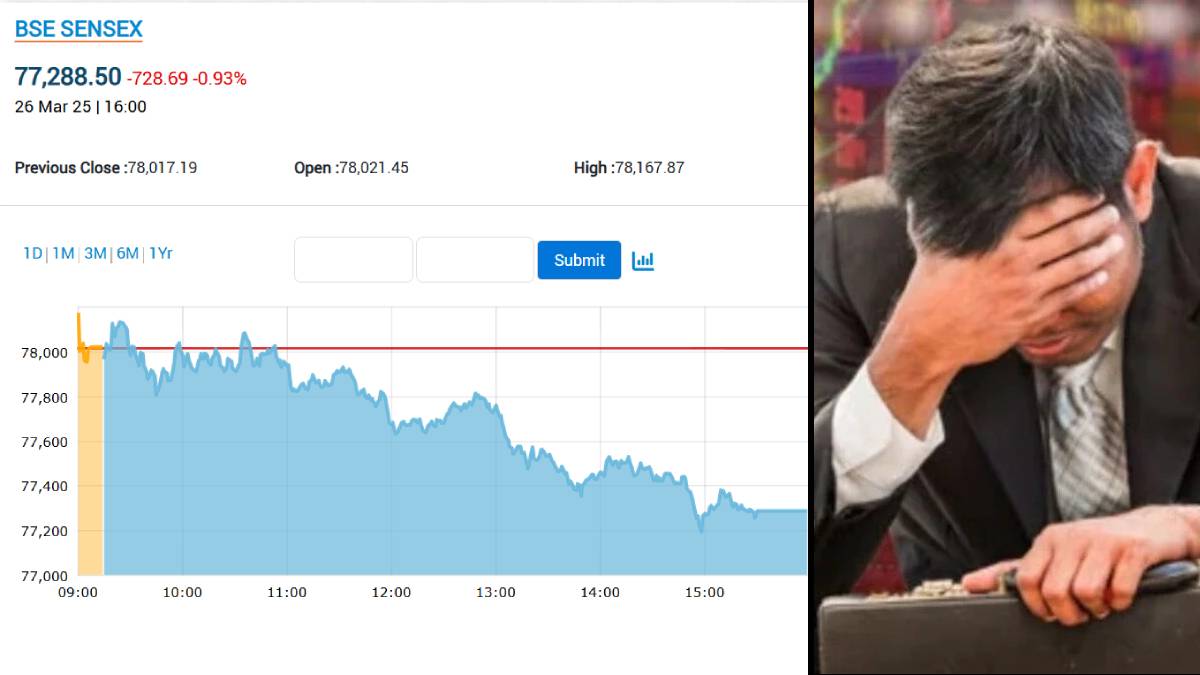 why is stock market falling