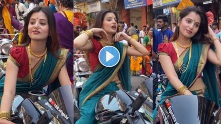 a girl who becomes famous in every year gudi padwa