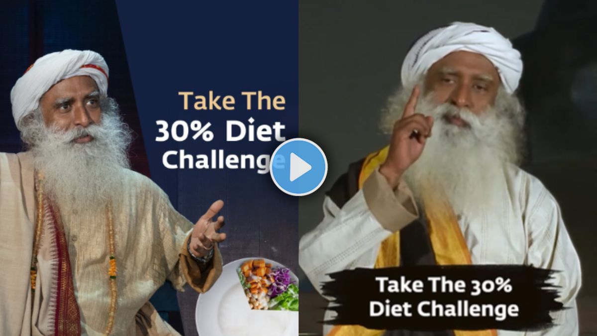 Sadhguru's 30% Diet Challenge
