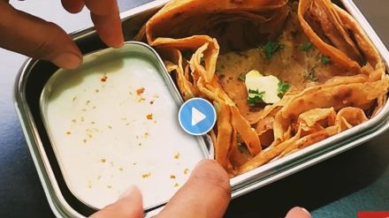 Lachha Paratha from wheat flour