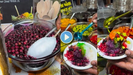 Ahmedabad Roadside Vendors Fruit Ice Gola With Loaded Colours