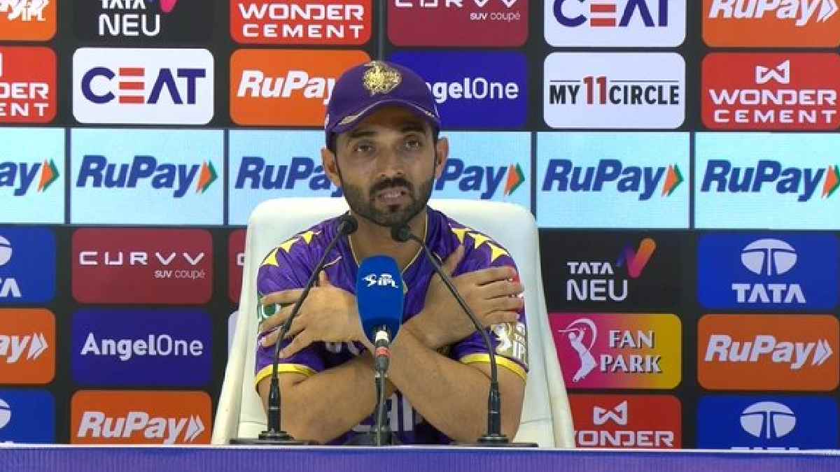 Ajinkya Rahane Statement on Eden Gardens Pitch Controversy Said If I speak there will be big controversy