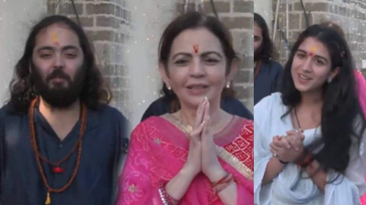Anant Ambani completed a 140-kilometre spiritual foot march from Jamnagar to the Dwarkadhish Temple
