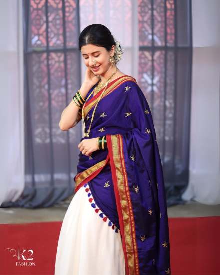 Ankita Prabhu Walawalkar Lehenga Look
