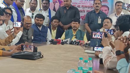 Union Minister of State for Social Justice Ramdas Athawale reaction on buddhagaya topic