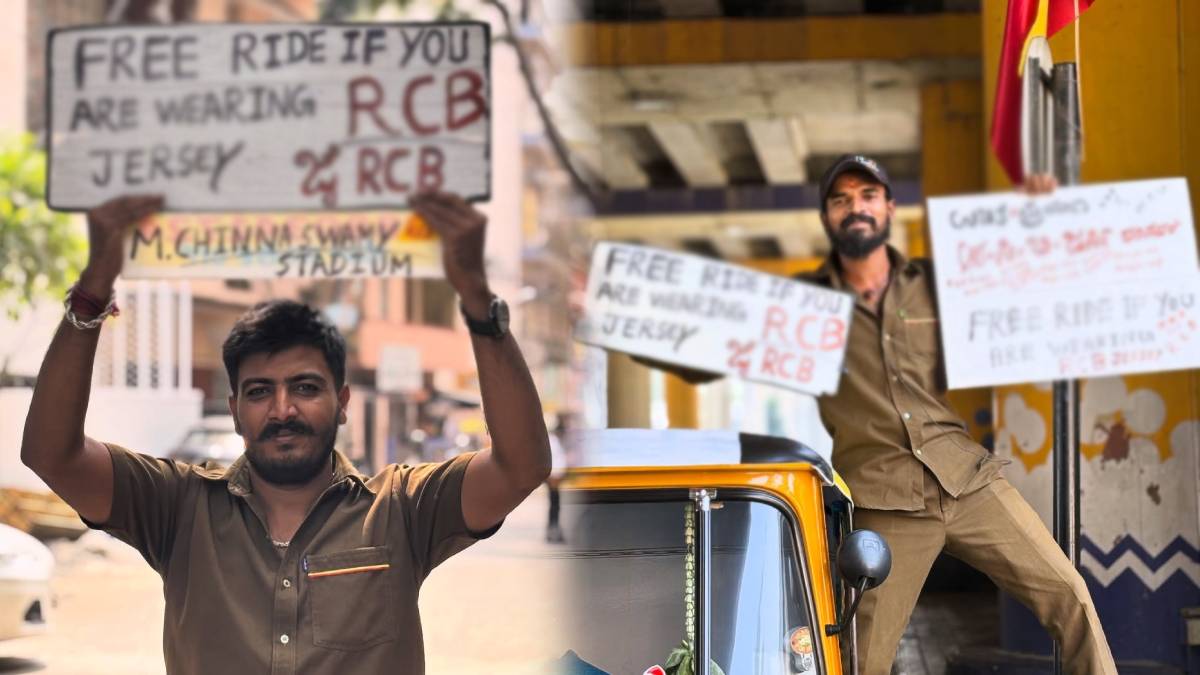 Auto rikshaw Drivers Will Give You FREE Ride To RCB Fans