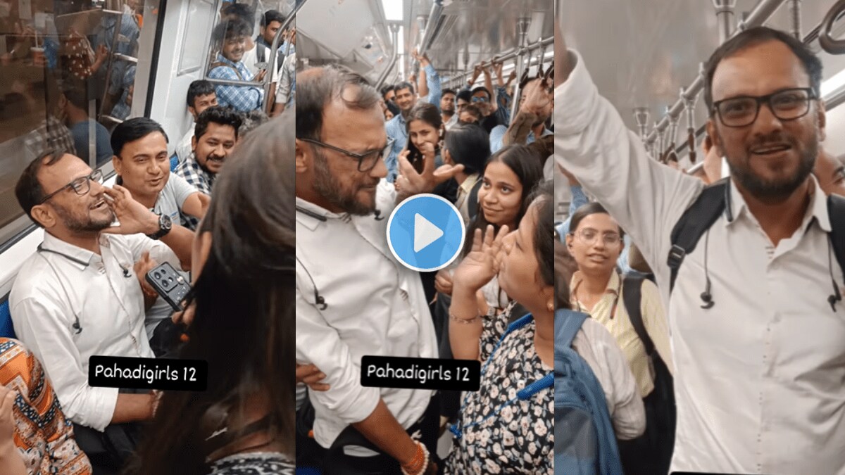 argument between passengers for a seat in Delhi Metro