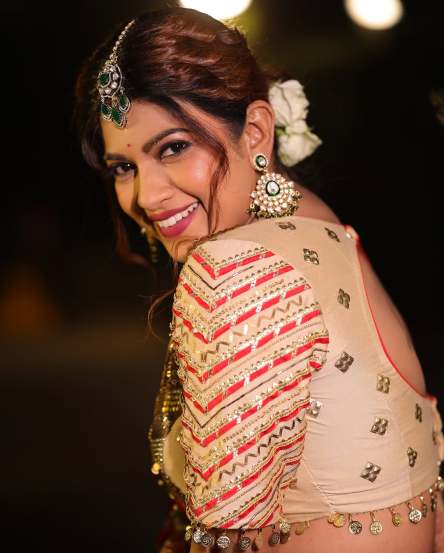Dhanashri Kadgaonkar Lehenga Look Photoshoot