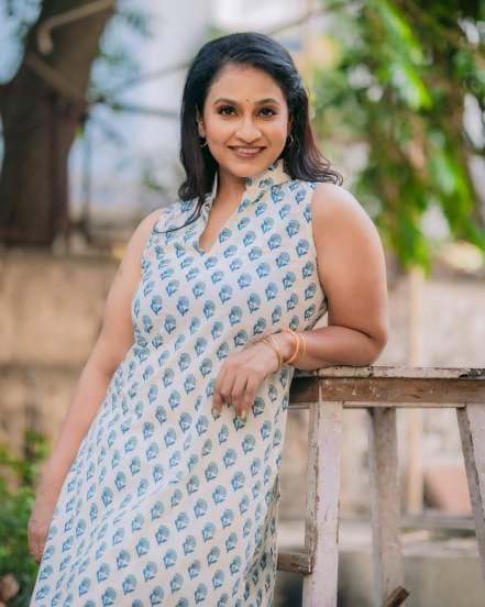 Dipti Ketkar Pink Cotton Saree Look