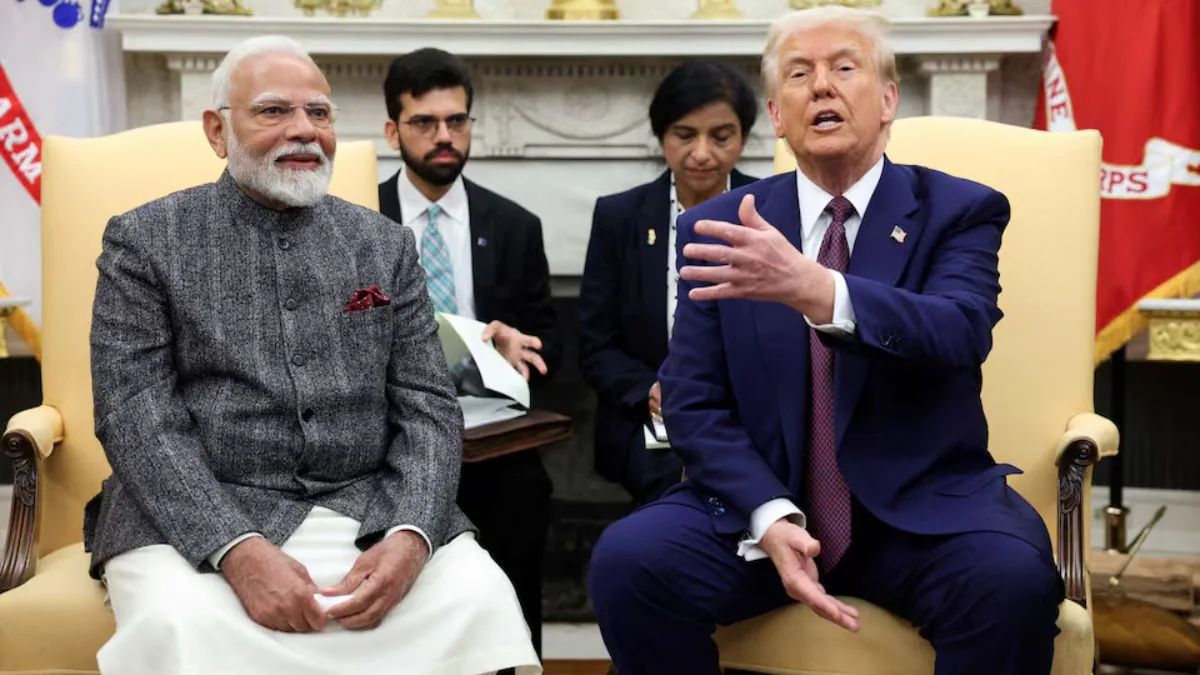 Shiv Sena MP Arvind Sawant comments on US imposing 26% reciprocal tariffs on India and its diplomatic implications.