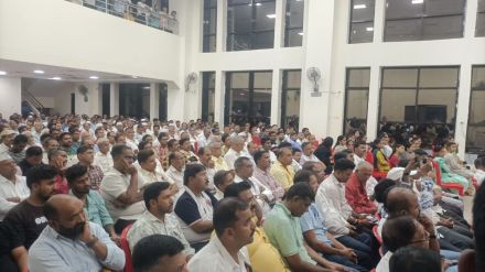 Residents aggressive against municipal notices Elgar Sabha of Mathadi residents in Koparkhairane