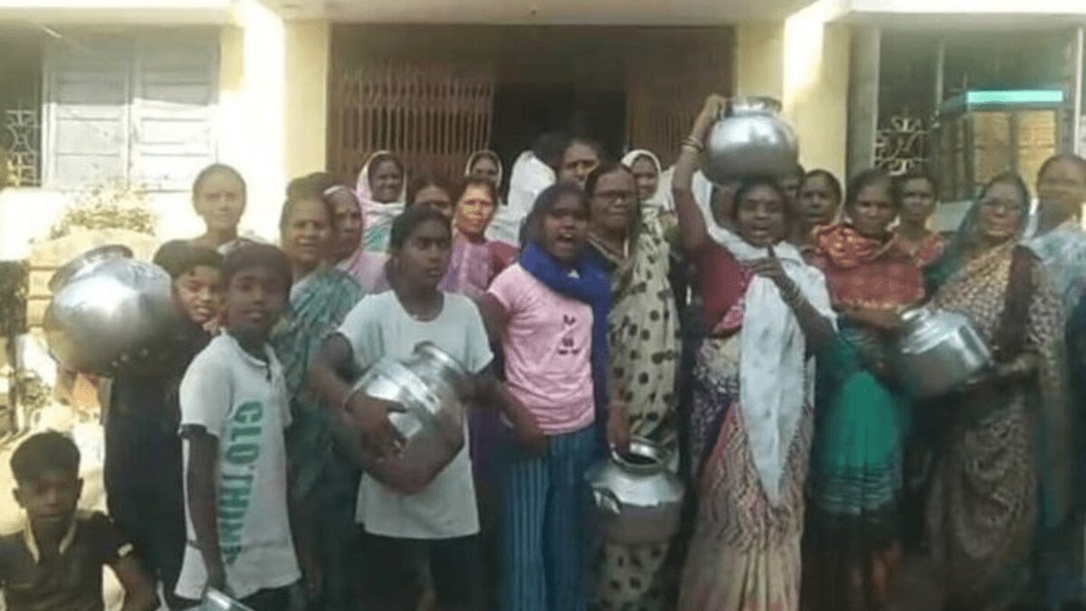 Ghagar Morcha water shortage navegaon bandh gondia