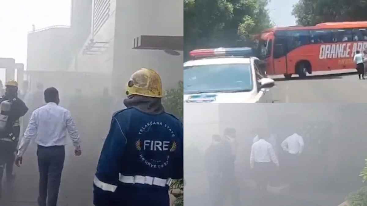 IPL 2025 Fire at Hyderabad hotel where Sunrisers Hyderabad team was staying Video Goes Viral