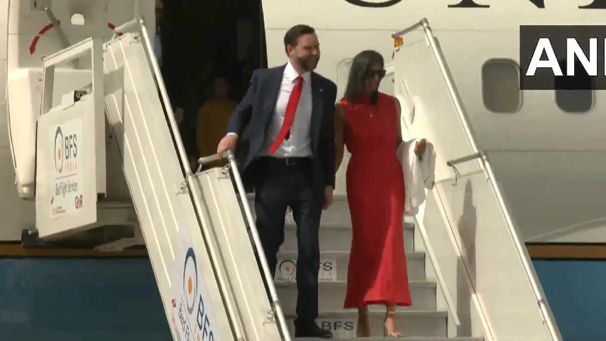 JD Vance arrived in India