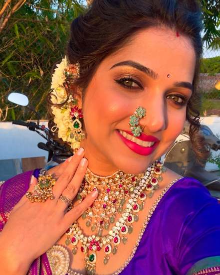 Jahnavi Killekar Nath Look