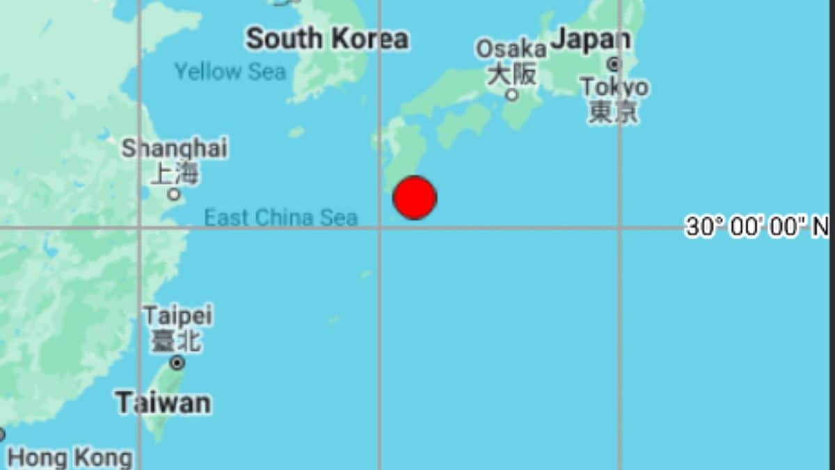 Seismic activity in Kyushu, Japan, following a 6.0 magnitude earthquake with no immediate reports of damage.