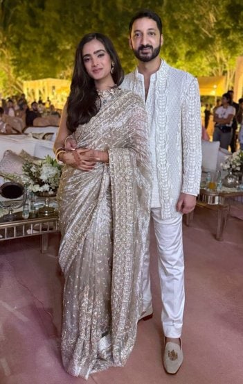 Jay Ajit Pawar Rutuja Patil Engagement Photos