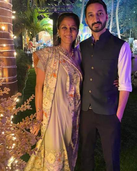 Jay Ajit Pawar Rutuja Patil Engagement Photos
