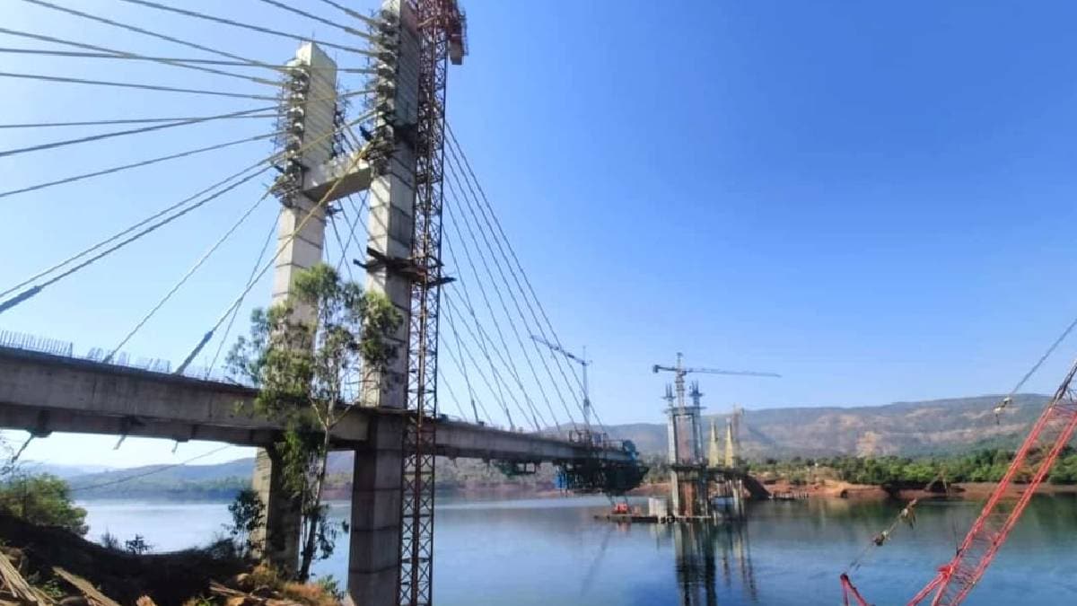 cable bridge work in progress Koyna dam backwaters boost for tourism development