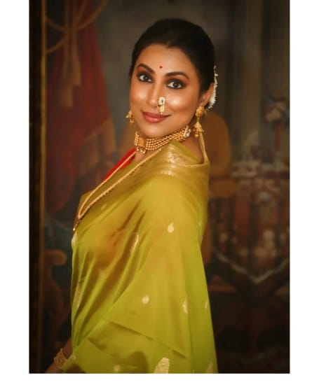 Kranti Redkar Wankhede Saree Photoshoot
