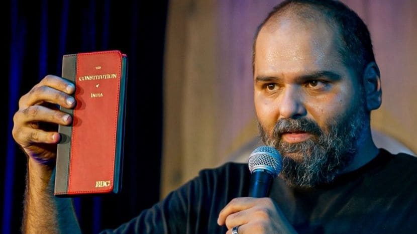 Kunal Kamra outside court amid case over 'gaddar' remark against Eknath Shinde