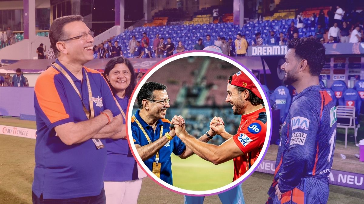 Sanjiv Goenka, owner of Lucknow Super Giants, at an IPL 2025 match