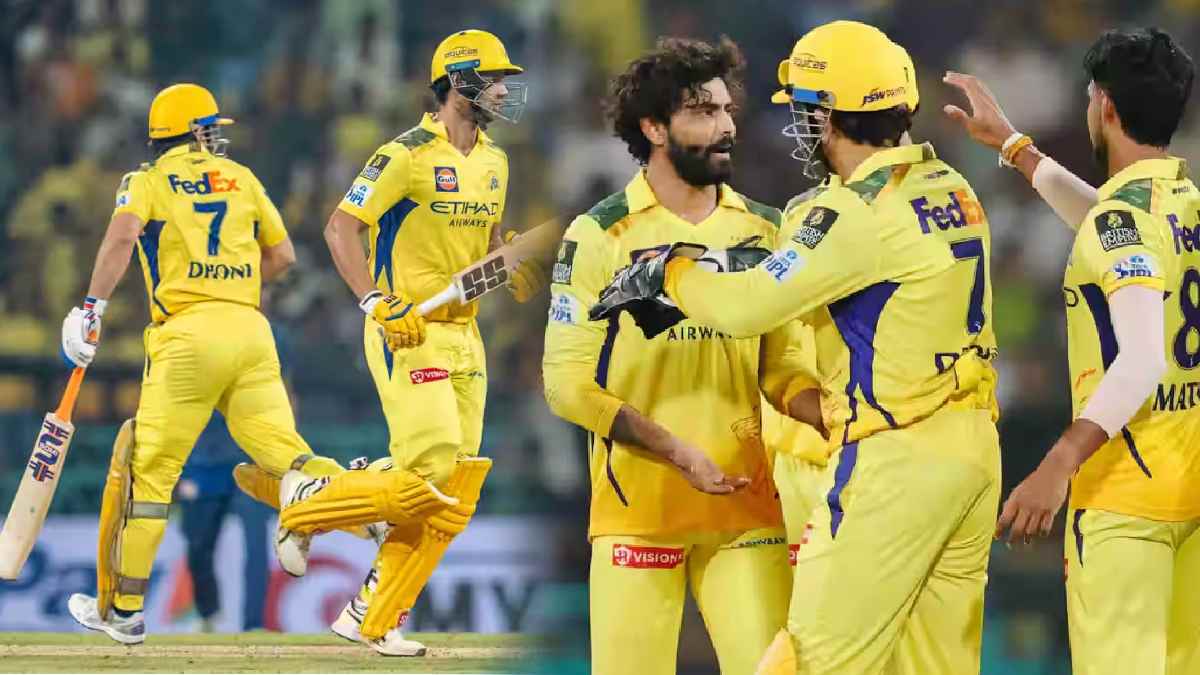 CSK beat LSG by 5 Wickets Shivam Dube MS Dhoni Finish Rishabh Pant Fifty Ravindra Jadeja IPL 2025