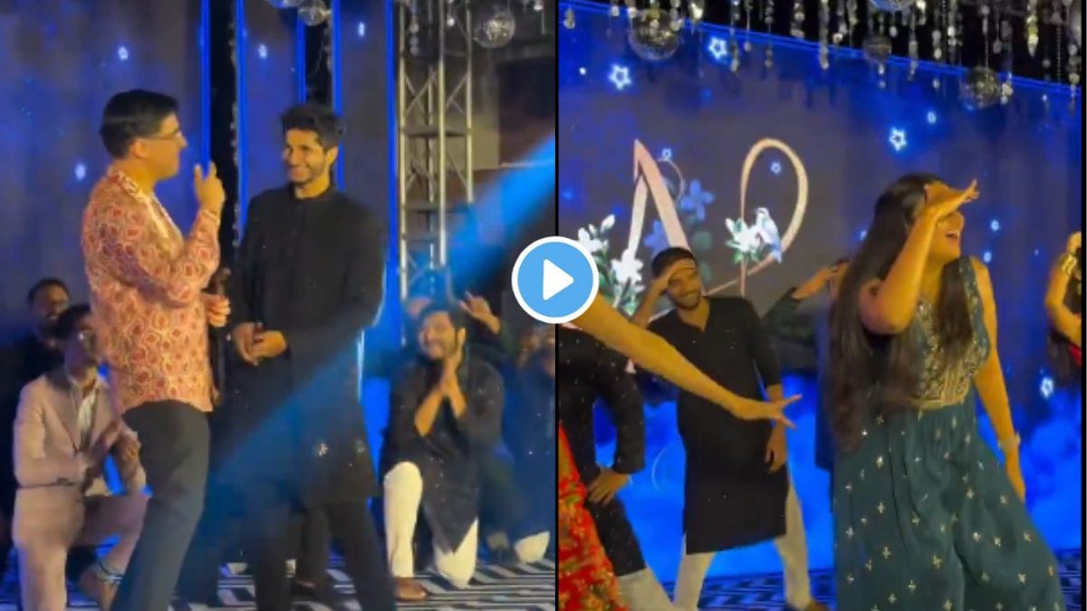 Viswanathan Anand D Gukesh dances on Main Hoon Don at Vidit Gujrathis wedding