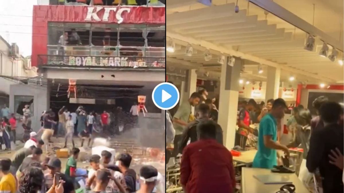 Bangladeshis vandalise and loot Bata KFC outlets Video Goes Viral