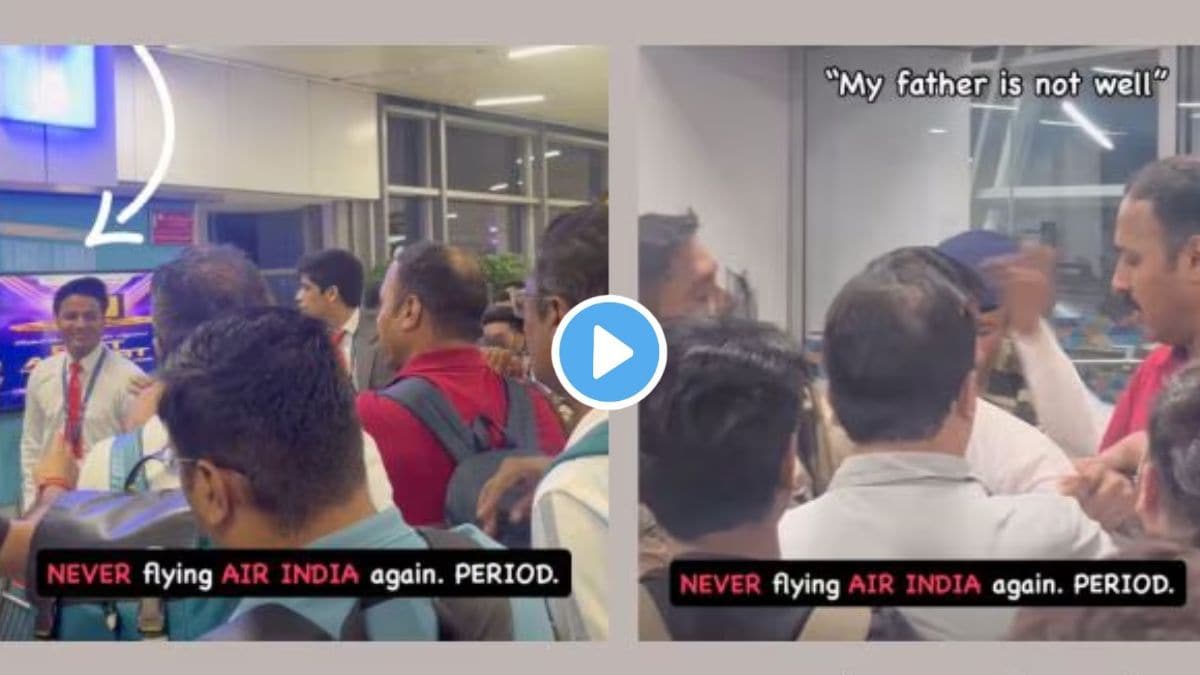 Air India : एअर इंडियाच्या विमानाला ७ तासांहून अधिक उशिर, संतापलेल्या प्रवाशाने लगावली कर्मचार्‍याच्या कानशि‍लात; घटनेचा Video आला समोर