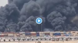 Iran Bandar Abbas Port Blast : इराणच्या बंदर अब्बास पोर्टमध्ये भीषण स्फोट! किमान २८१ जण जखमी; Video आला समोर