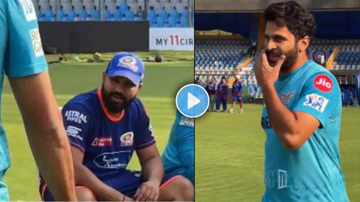 VIDEO: “काय रे ए हिरो, घरची टीम आहे तुझ्या…”, रोहित शर्माने शार्दुल ठाकूरला मैदानावर सुनावलं; नेमकं काय झालं?