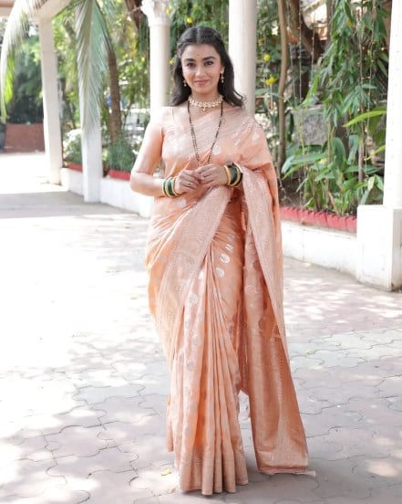 Mrunmayee Gondhalekar Saree Look