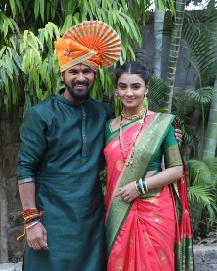 Mrunmayee Gondhalekar Saree Look