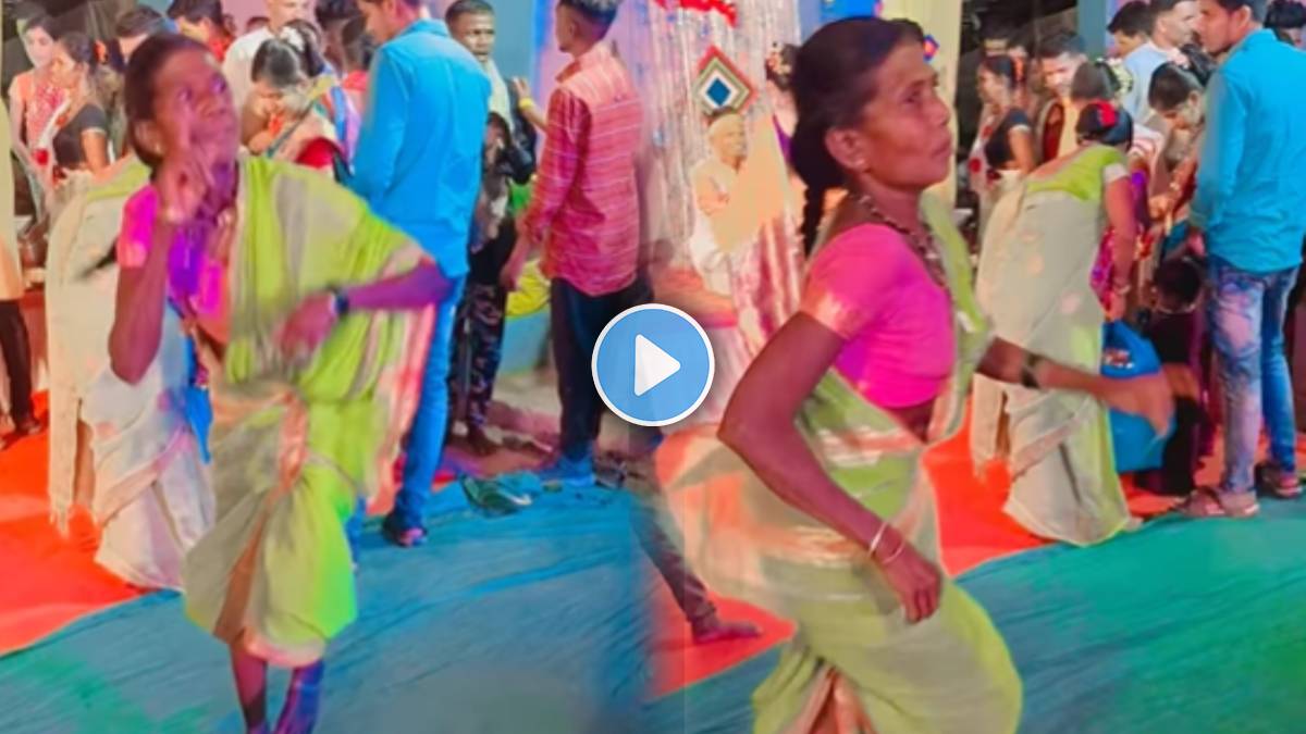 60 years old aaji dance