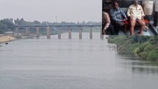swimmer attacked by crocodile while swimming in krishna river at maighat sangli on Monday