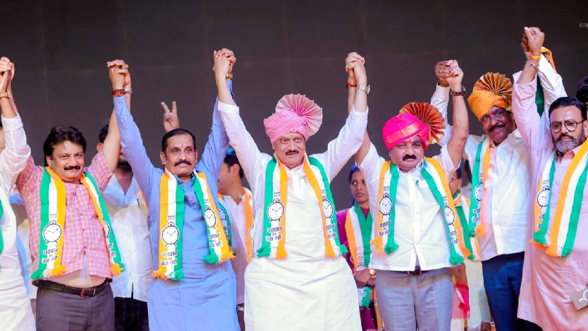 vilas kaka undalkars son uday singh joined ncp ajit pawar faction along with his colleagues