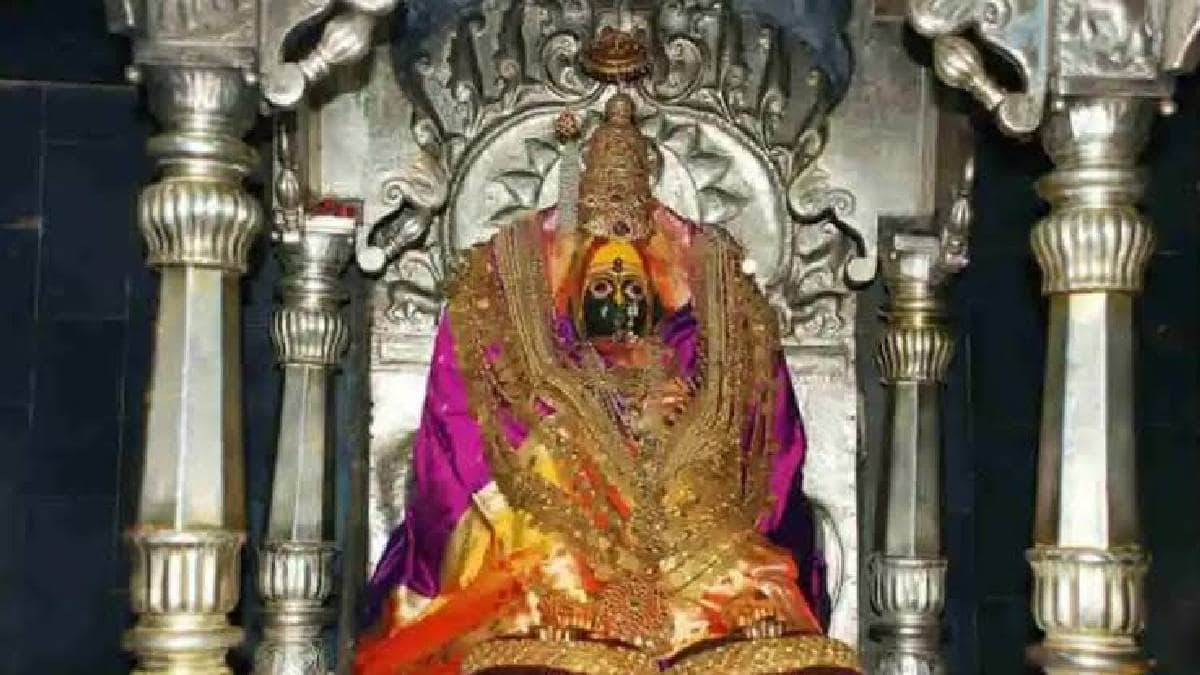 tuljabhawani Devis treasury saw record increase with rs 80 crore deposited this year