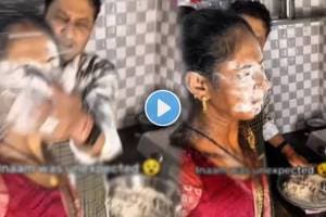 funny reel husband slaps wife
