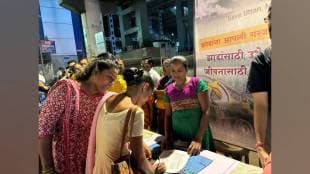 environmentalists launch signature campaign against axing 10 000 trees for metro shed 6000 sign