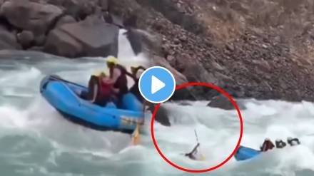 Man Dies During Rafting in Rishikesh, His Chilling Final Moments shocking Video goes viral on social media